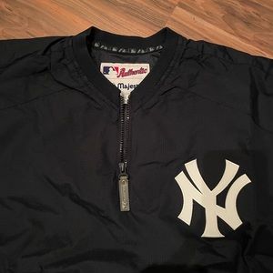 NWT authentic NYY quarter zip